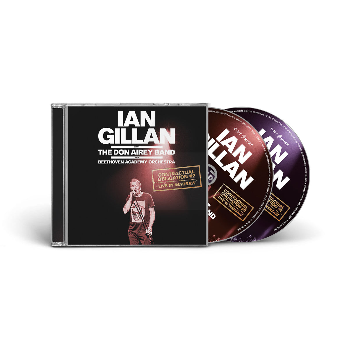 CD case for Ian Gillan’s “Contractual Obligation #2” live album.