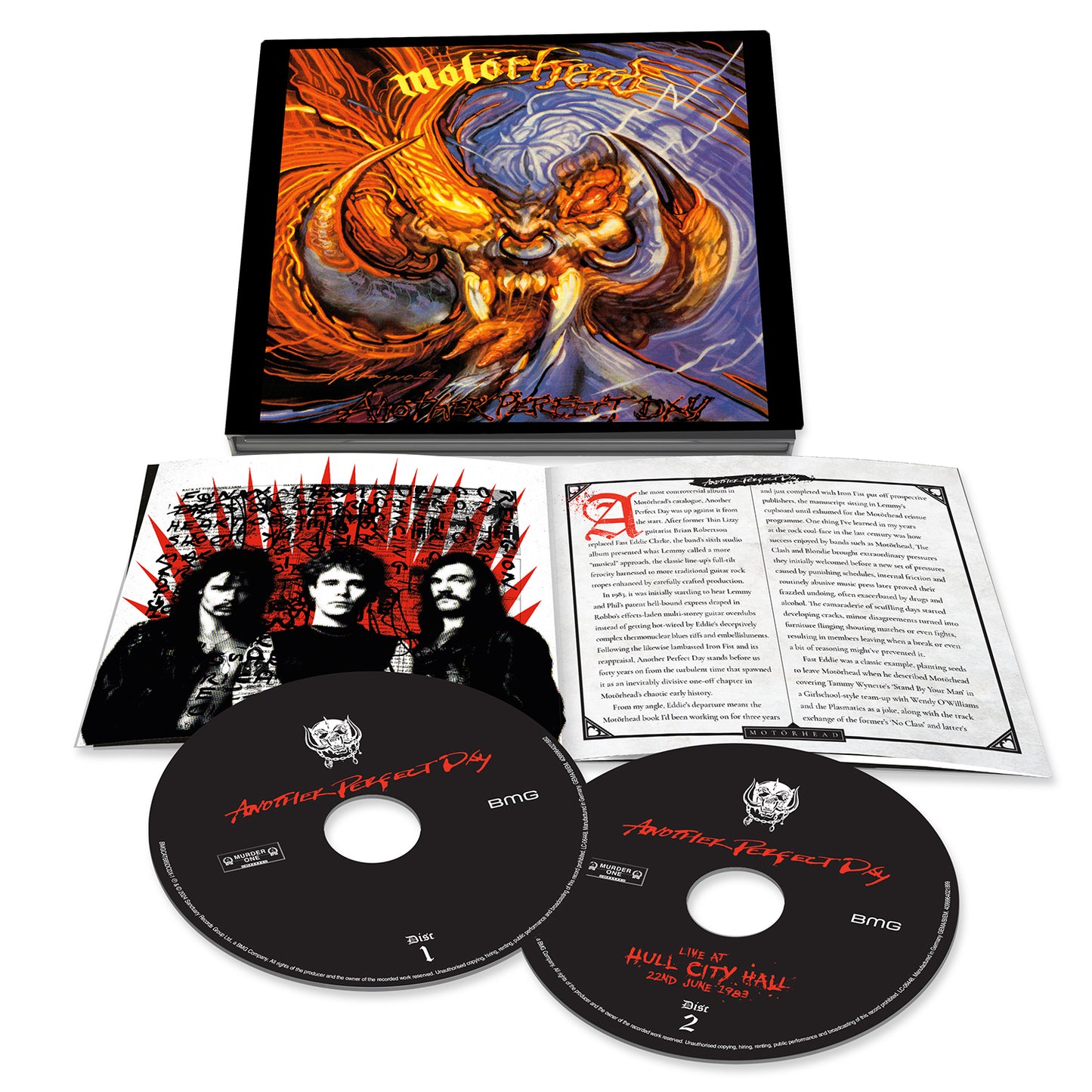 Motorhead "Another Perfect Day" CD in jewel case, with booklet.
