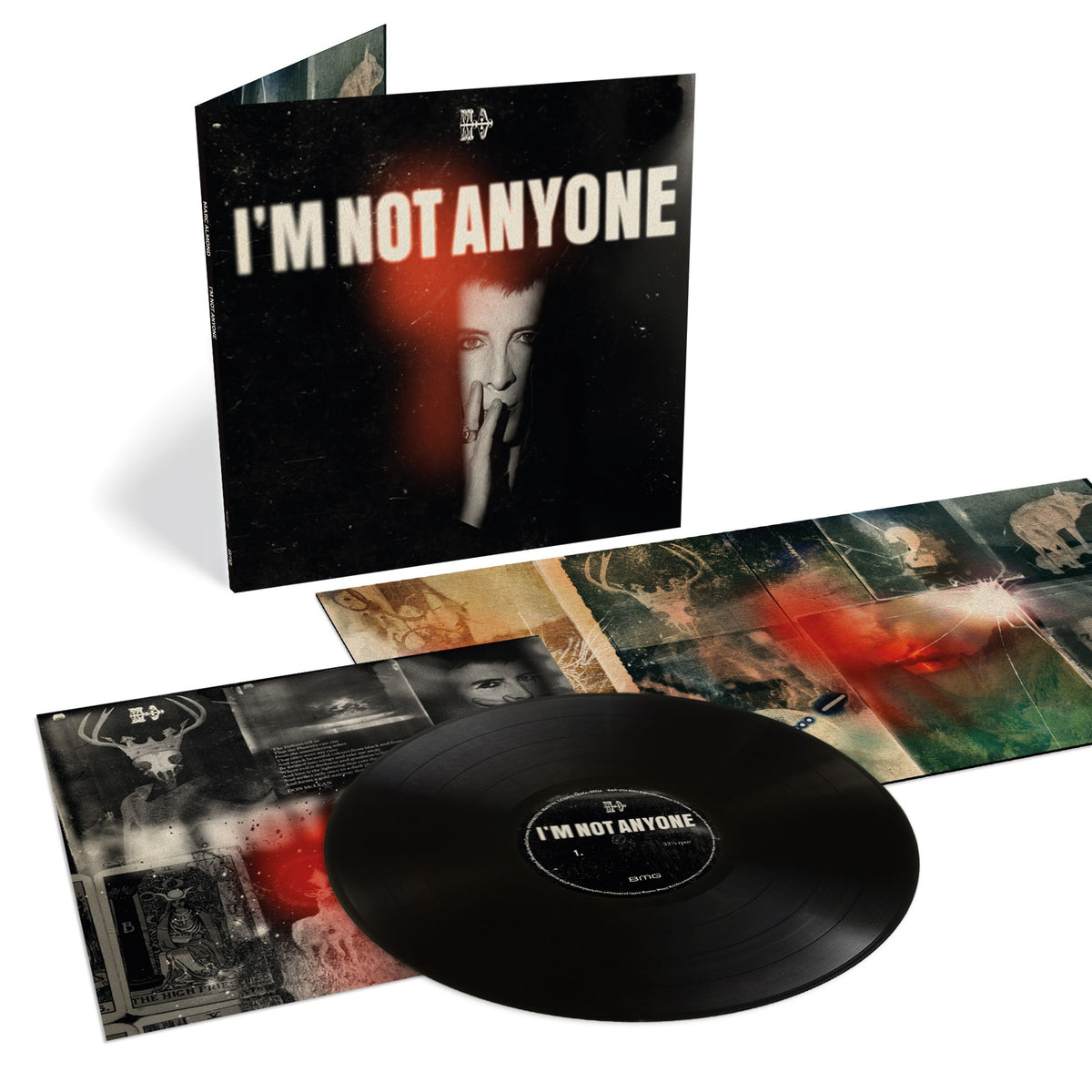 Marc Almond vinyl record with dark, moody cover art and inserts.