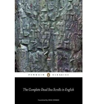 The image depicts a book cover featuring an ancient stone with carved text.