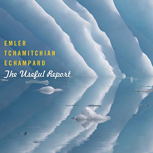 CD cover for "The Useful Report" with icy blue and white imagery.