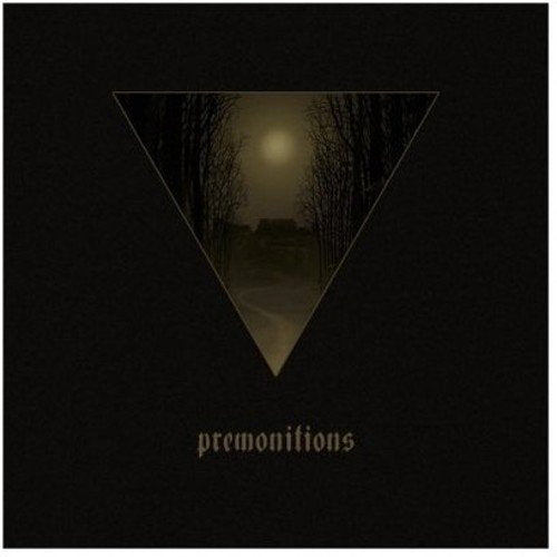 CD cover: dark forest scene within a triangle on black background.