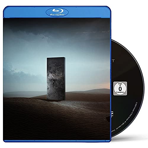 Blu-ray case for "Tesseract - Portals" featuring a monolith in a desert.
