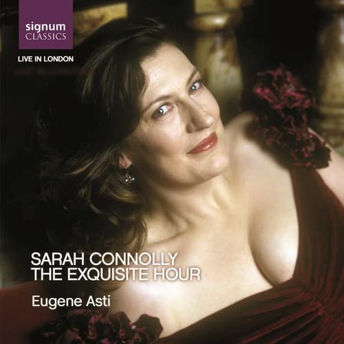 CD cover featuring portrait of singer Sarah Connolly with flowers.