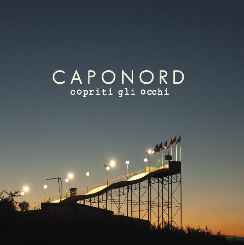 CD cover with a ski jump silhouetted against a twilight sky.