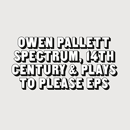 Owen Pallett vinyl record cover with bold white text on gray background.
