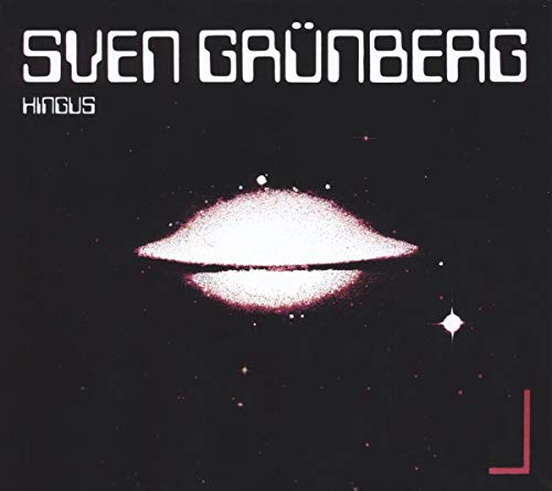 "Album cover with a white galaxy on black background, titled 'Sven Grünberg - Hingus'."