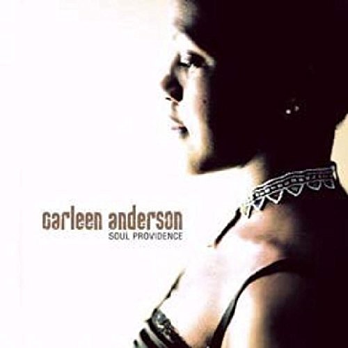 "CD cover with a woman's profile, wearing a necklace, and text 'Carleen Anderson Soul Providence'."