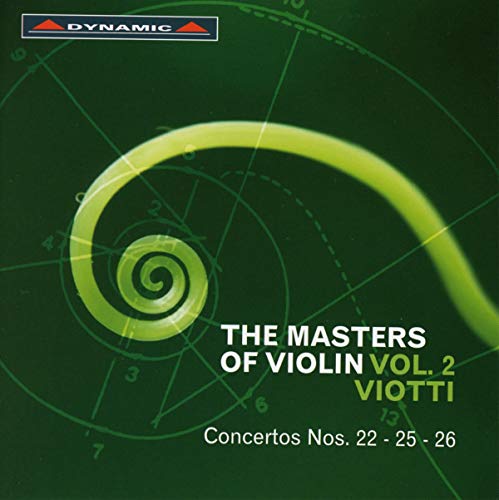 CD cover: green spiral design with text “The Masters of Violin Vol. 2.”