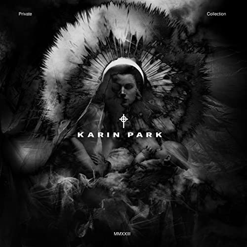 Album cover for Karin Park’s “Private Collection” featuring a haloed woman.
