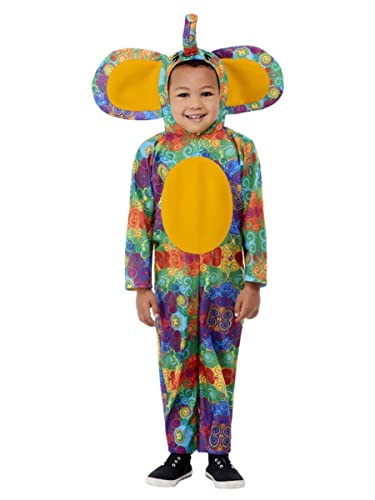 Toddler Colourful Elephant Costume Age AGE 1 - 2 (T1)