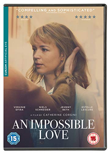 DVD cover for “An Impossible Love” featuring a woman with short hair.
