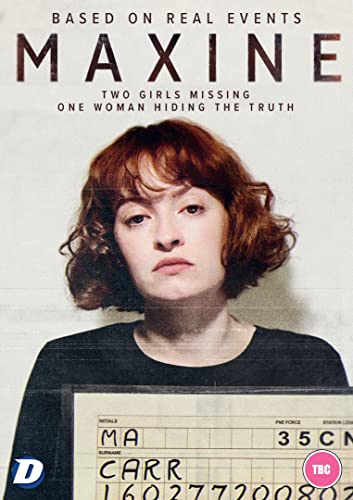 DVD cover for "Maxine" featuring a woman's mugshot-style portrait.