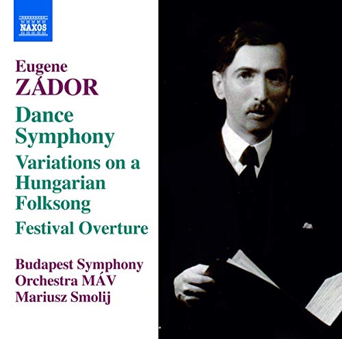 CD cover featuring a portrait of composer Eugene Zádor in sepia tones.