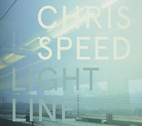 CD cover for “Speed Chris - Light Line” with blurred landscape.