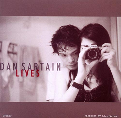 CD cover: couple with vintage camera, text “Dan Sartain Lives”.
