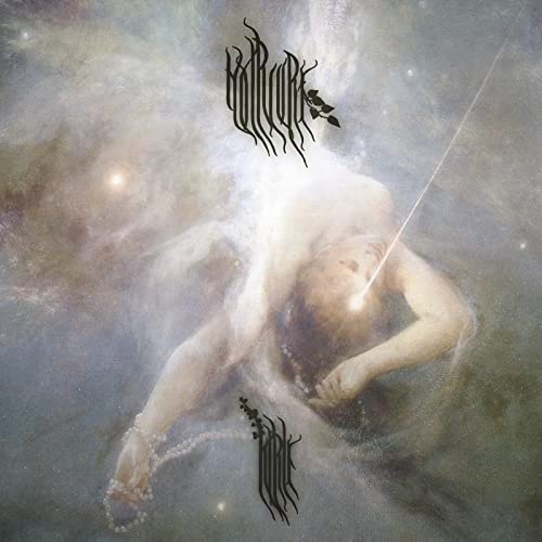 CD cover: reclining figure amidst swirling clouds and abstract black shapes.