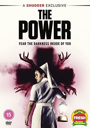 DVD cover for "The Power" featuring a nun with a dark shadow behind.