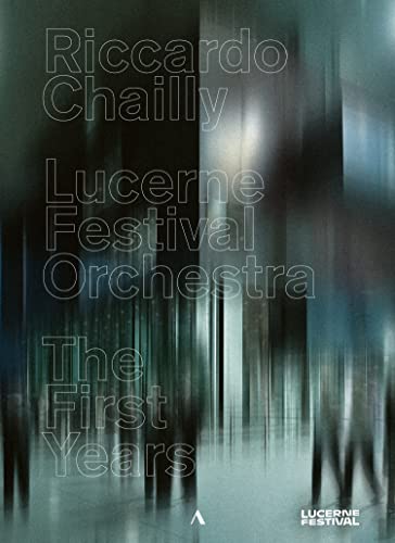 DVD cover for Riccardo Chailly-The First Years, featuring text and abstract blue tones.