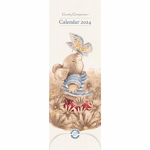 Country Companions Slim Calendar 2024