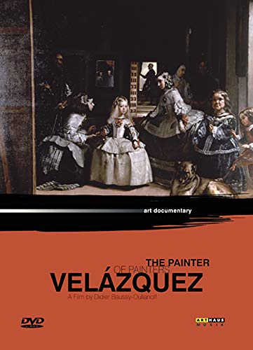 DVD cover featuring a reproduction of Velazquez's "Las Meninas" painting on a burnt orange background.