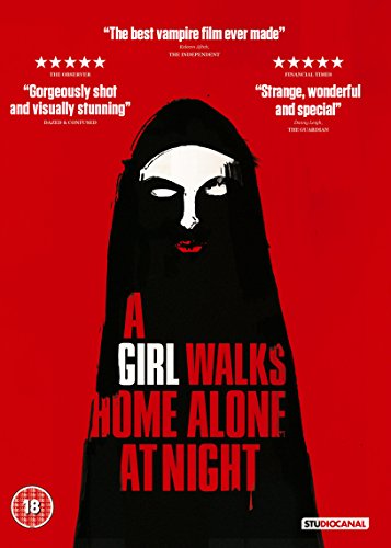 Red DVD cover featuring a veiled woman’s face and film title.