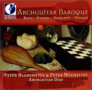 CD cover for “Blanchette Michelini - Archguitar Baroque” with baroque still life.