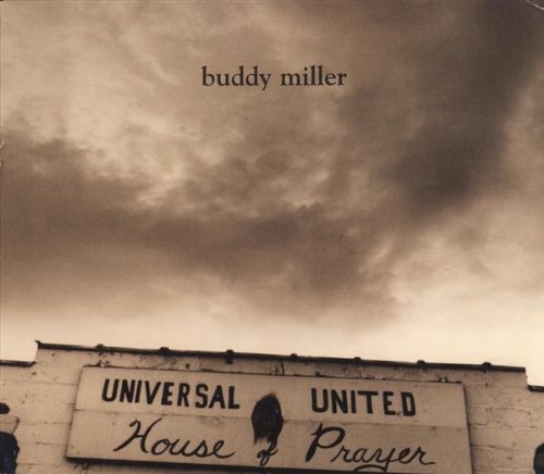 "Sepia-toned album cover with a building sign reading 'Universal United House of Prayer'."