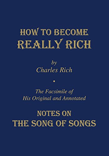 Book cover with dark blue background and yellow text, titled "How to Become Really Rich".