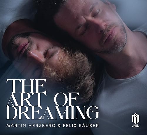 Two men sleeping, album cover for “The Art of Dreaming” CD.