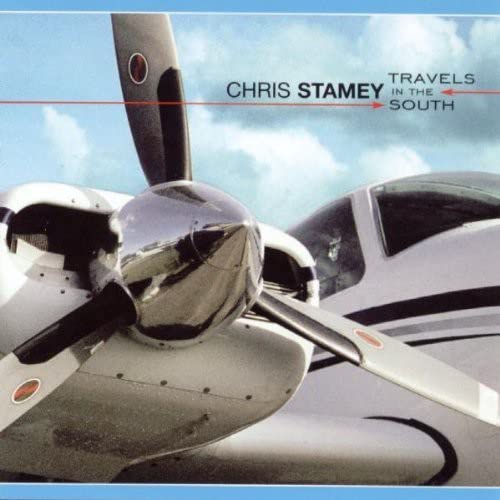 CD cover for Chris Stamey’s “Travels In The South” featuring a small airplane.