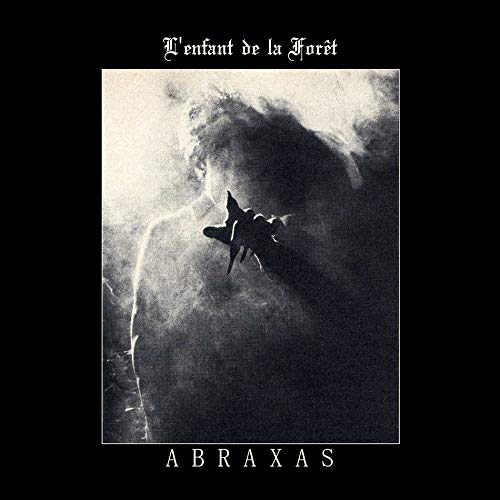 Dark, grainy album cover with a ghostly figure and the word "ABRAXAS".