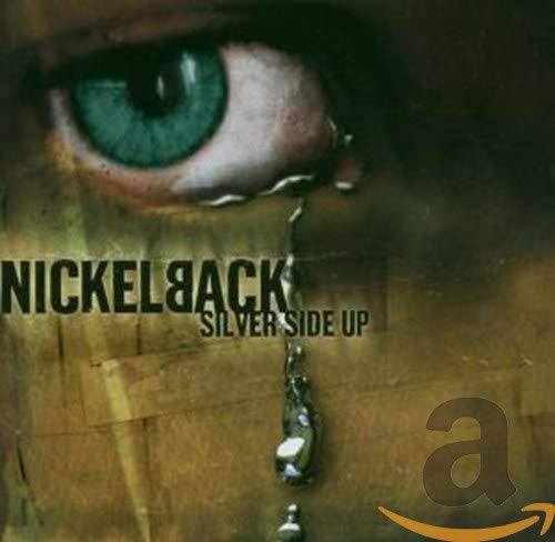 Nickelback “Silver Side Up” CD cover with a close-up of an eye.