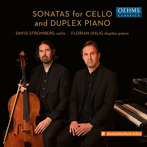 CD cover featuring two musicians with a cello and duplex piano.