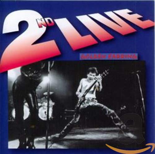 Golden Earring "2nd Live" CD cover with a black and white concert photo.