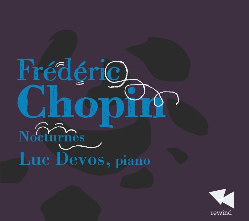 CD cover with "Chopin Nocturnes" in blue text on a dark purple background.