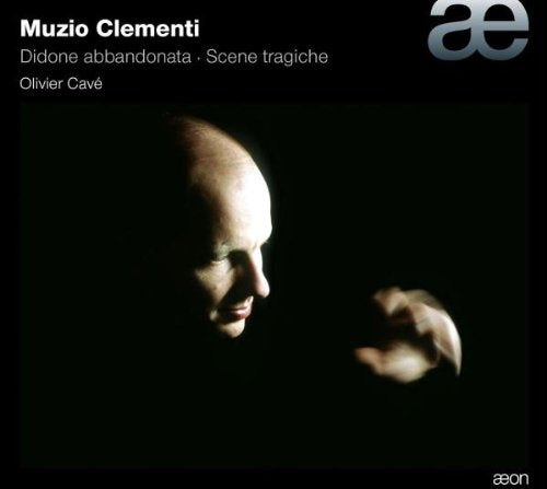 CD cover with a man's profile in shadow, text "Muzio Clementi" at top.