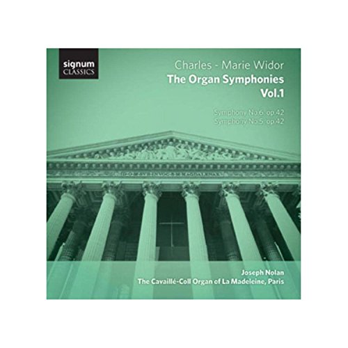 CD cover for Widor’s Organ Symphonies Vol. 1, featuring La Madeleine church.