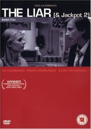 DVD cover for "The Liar" featuring two people in a somber scene.