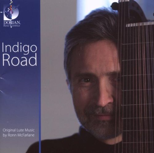 CD cover featuring a portrait of Ronn Mcfarlane with a lute.