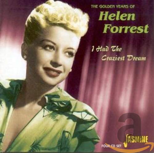 CD cover featuring a smiling blonde woman, Helen Forrest, in a green dress.