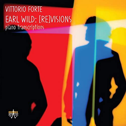 The alt text for the image is: "CD cover with silhouettes of two men against a colorful background."