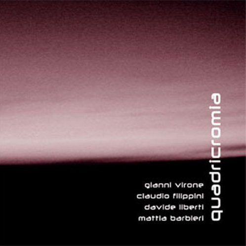 Album cover with purple gradient background, white text, and four listed names.