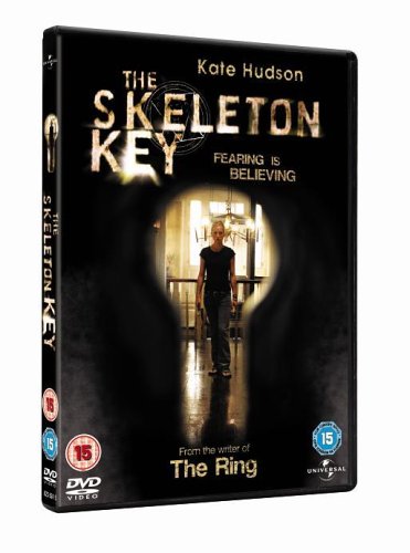 DVD cover for "The Skeleton Key" featuring Kate Hudson in a hallway.