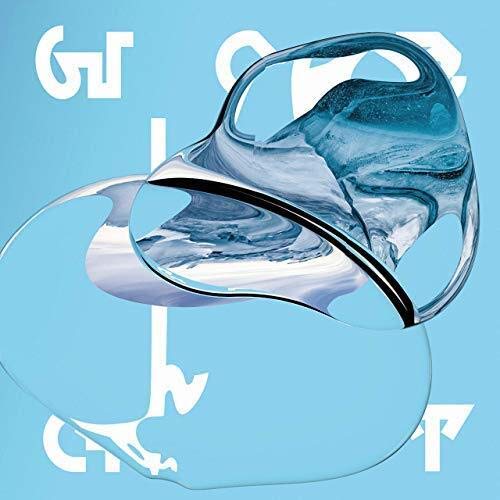 A blue-tinted, transparent, swirling CD on a light blue background with white text.