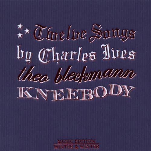 CD cover for "Twelve Songs by Charles Ives" by Bleckmann & Kneebody.