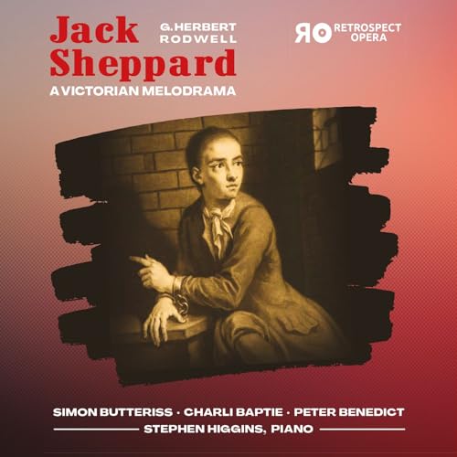 CD cover for “Jack Sheppard,” featuring a young man in historical clothing.