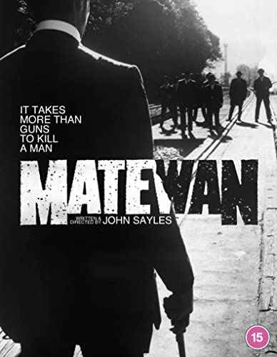 Blu-ray cover for the film *Matewan*, showing men with guns.