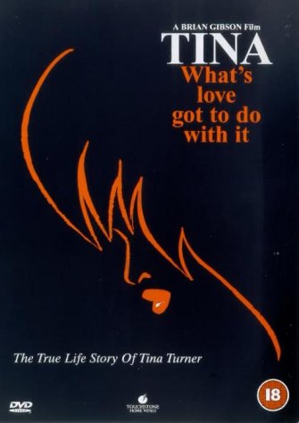 DVD cover for "Tina: What's Love Got To Do With It," featuring orange silhouette.