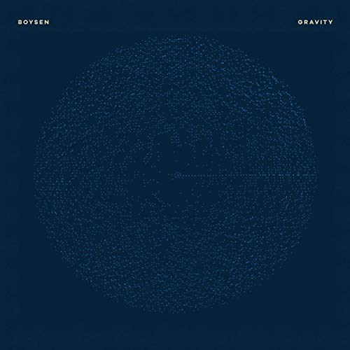 Dark blue album cover with a circular pattern of small blue dots.